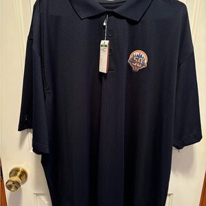 Antigua Blue Polo Shirt Casual Style